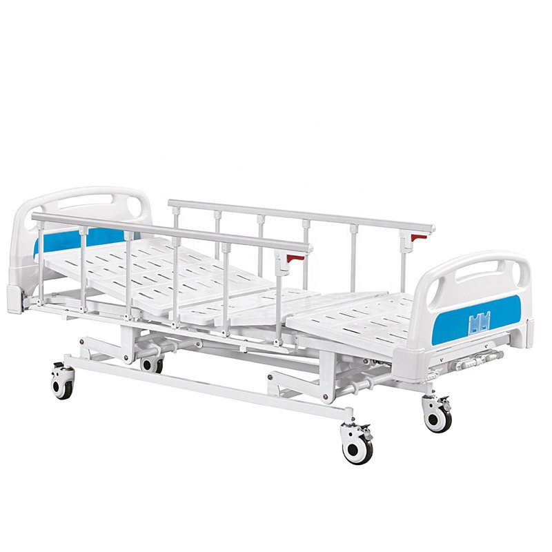 Three-Crank Manual Hospital Bed